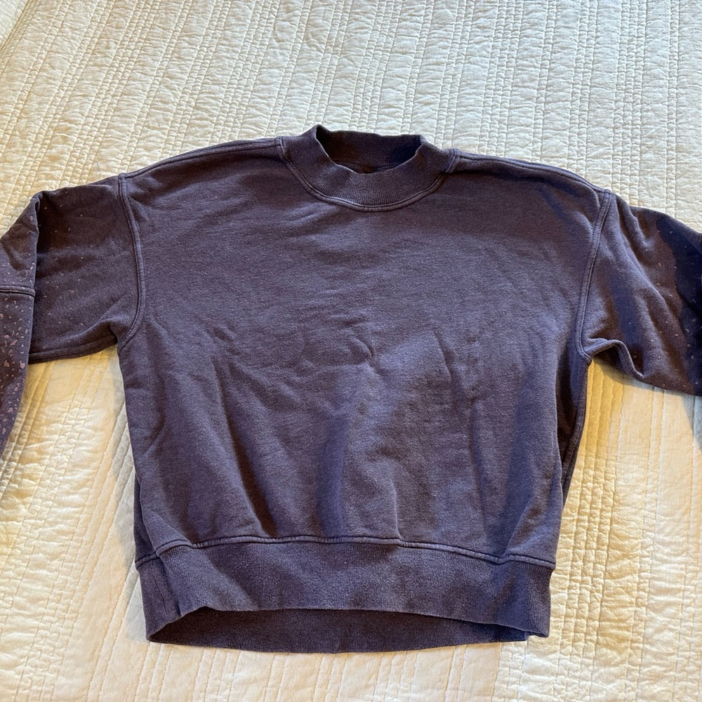 Lululemon To The Beat SoulCity Purple Crewneck Sweatshirt size 6 - Picture 13 of 13